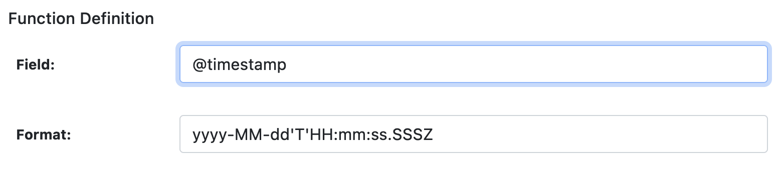 TIMESTAMP Example